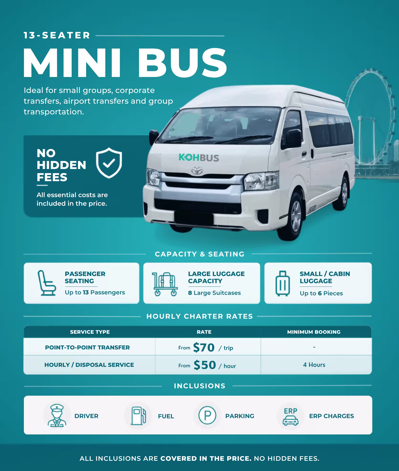 13 seater Mini Bus